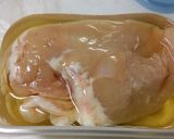 鶏むね肉のチーズカレー焼き。作り方2写真