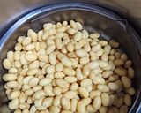圧力鍋、簡単。蒸し大豆作り方2写真