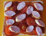 ☆簡単☆トマトがじゅわ～♪ピザトースト作り方3写真
