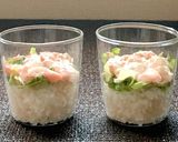 簡単・可愛い♪サーモンのカップ寿司作り方5写真