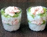 簡単・可愛い♪サーモンのカップ寿司作り方6写真