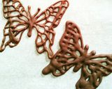 個包装チョコで簡単！スィーツのチョコ飾り作り方7写真