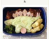 恐竜☆ステゴサウルスのお弁当★作り方5写真