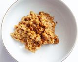 チーズ納豆うどん作り方1写真