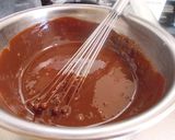 煎茶入りスポンジのチョコレートケーキ♡作り方1写真