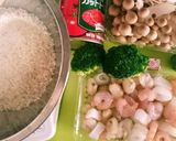 シーフードと野菜のパエリア！作り方1写真