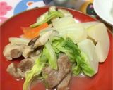蕪と白菜の豚肩ロース煮作り方12写真