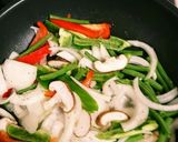牛カルビ肉と野菜の韓国風炒め作り方2写真