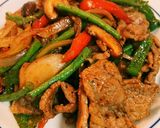 牛カルビ肉と野菜の韓国風炒め作り方4写真