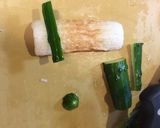 ちくわの明太きゅうり・大葉カニ棒巻作り方7写真