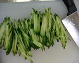 お父さんの生ハムでチーズと野菜巻き巻き作り方3写真