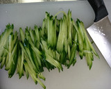 お父さんの生ハムでチーズと野菜巻き巻き作り方3写真