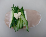 お父さんの生ハムでチーズと野菜巻き巻き作り方5写真