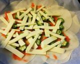 簡単☆餃子の皮を並べて☆サクッとピザ作り方2写真