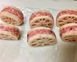 肉汁ジューシー♡蓮根のはさみ揚げ作り方4写真