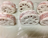 肉汁ジューシー♡蓮根のはさみ揚げ作り方6写真