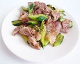 豚肉ときゅうり炒め作り方4写真