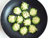丸ごとゴーヤのカリカリチーズ作り方3写真