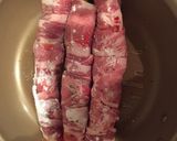 クリスマスに♪彩り野菜のポークロール作り方7写真