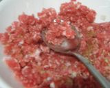 早い！あたただしでぎゅうっと牛ハンバーグ作り方1写真
