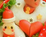 クリスマス弁当 サンタ&トナカイサンド作り方4写真