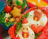 クリスマス弁当 サンタ&トナカイサンド作り方10写真