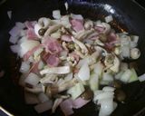 カップスープの素で作るクリームパスタ作り方1写真