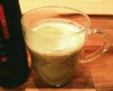 簡単カクテル♡ホット抹茶プレッソミルク♡作り方2写真