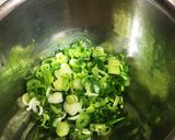 たっぷりネギ入り!マヨ醤油お好み焼き作り方1写真