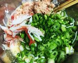 たっぷりネギ入り!マヨ醤油お好み焼き作り方4写真