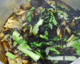 和食！ひじきと青菜 きのこ鶏ささみの煮物作り方6写真