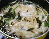 カルシウムたっぷり！わかめの生姜うどん作り方1写真