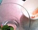 エビとサーモン菜の花添え作り方2写真
