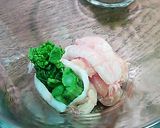 エビとサーモン菜の花添え作り方3写真