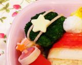 キャラ弁♡クリスマスサンタさんとトナカイ作り方9写真