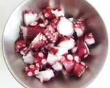 たこときゅうりのコチュジャン和え作り方1写真