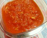 トマトソースDE水漬けエビクリームパスタ作り方2写真