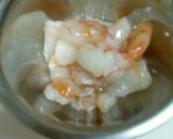 トマトソースDE水漬けエビクリームパスタ作り方4写真