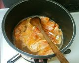 トマトソースDE水漬けエビクリームパスタ作り方6写真