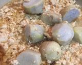 里芋のとろ～り肉あんかけ＊レンジで15分作り方4写真