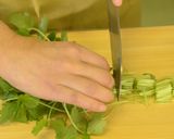 糸みつばとしいたけのポン酢和え作り方1写真