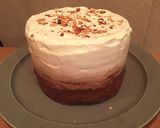 バレンタインにも☆三層チョコレートケーキ作り方31写真