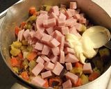 ハムゴロゴロ!ごま風味薩摩芋サラダ作り方8写真
