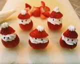 イチゴサンタのクリスマスケーキ♪作り方20写真