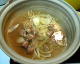 牛すね肉の酒粕みそ煮込み作り方4写真