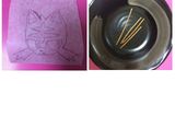 キャラ弁⋆ニャビー⋆ポケモンサン&ムーン作り方1写真