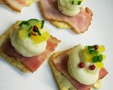 バタマヨポテトのクリスマスリースカナッペ作り方7写真