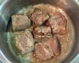 豚肩ロースとひよこ豆の味噌煮込み作り方3写真