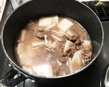 [韓国料理]牛肉大根のスープ-소고기뭇국作り方3写真