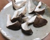 天然・開きナメコとヒラタケのホイル焼き~作り方3写真
